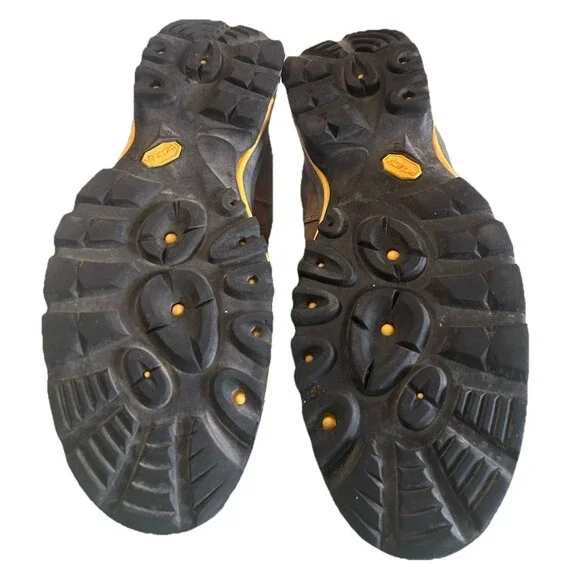 VASQUE Breeze GoreTex Mens 13M Hiking BootsBrown Leather Nubuck Vibram 7462
